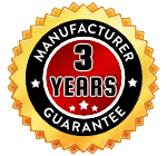 3 Years Manufacturer Guarantee
